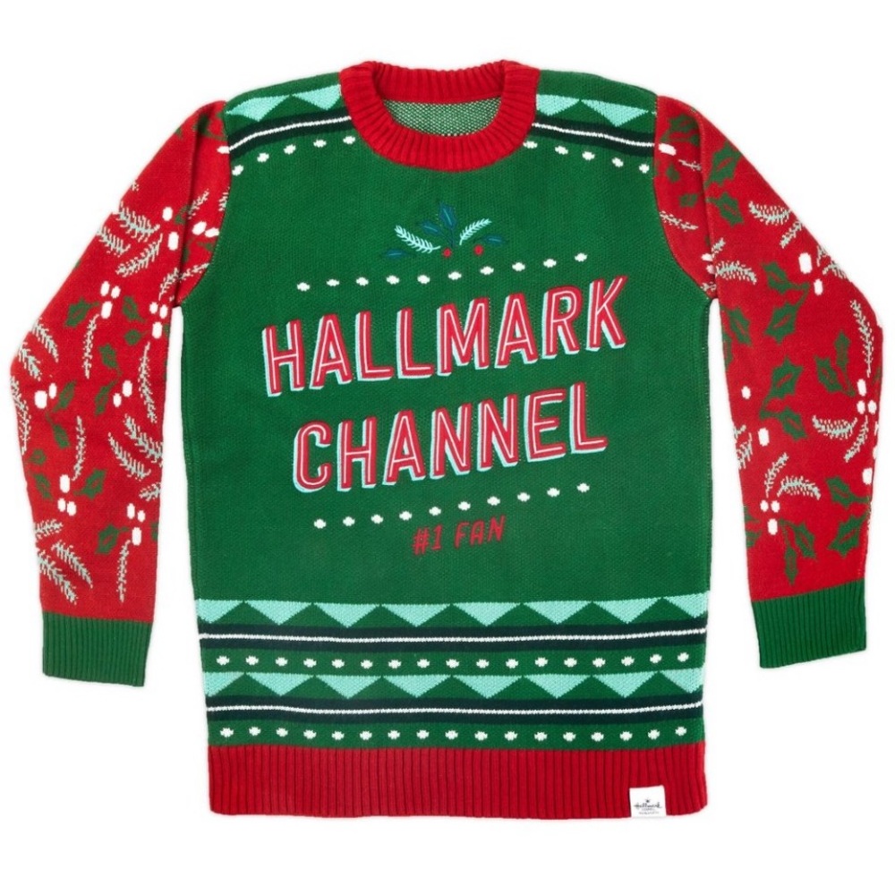 Hallmark Channel #1 Fan Christmas Sweater NWOT Unisex